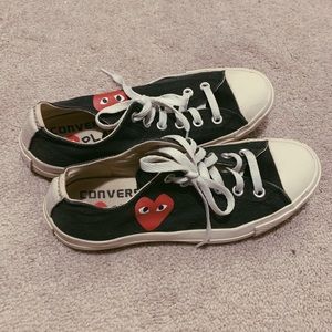 Comme Des Garçon Black Converse